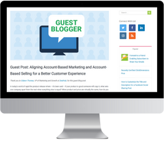 DealHub Guest Blog Post Mockup of the DealHub guest post